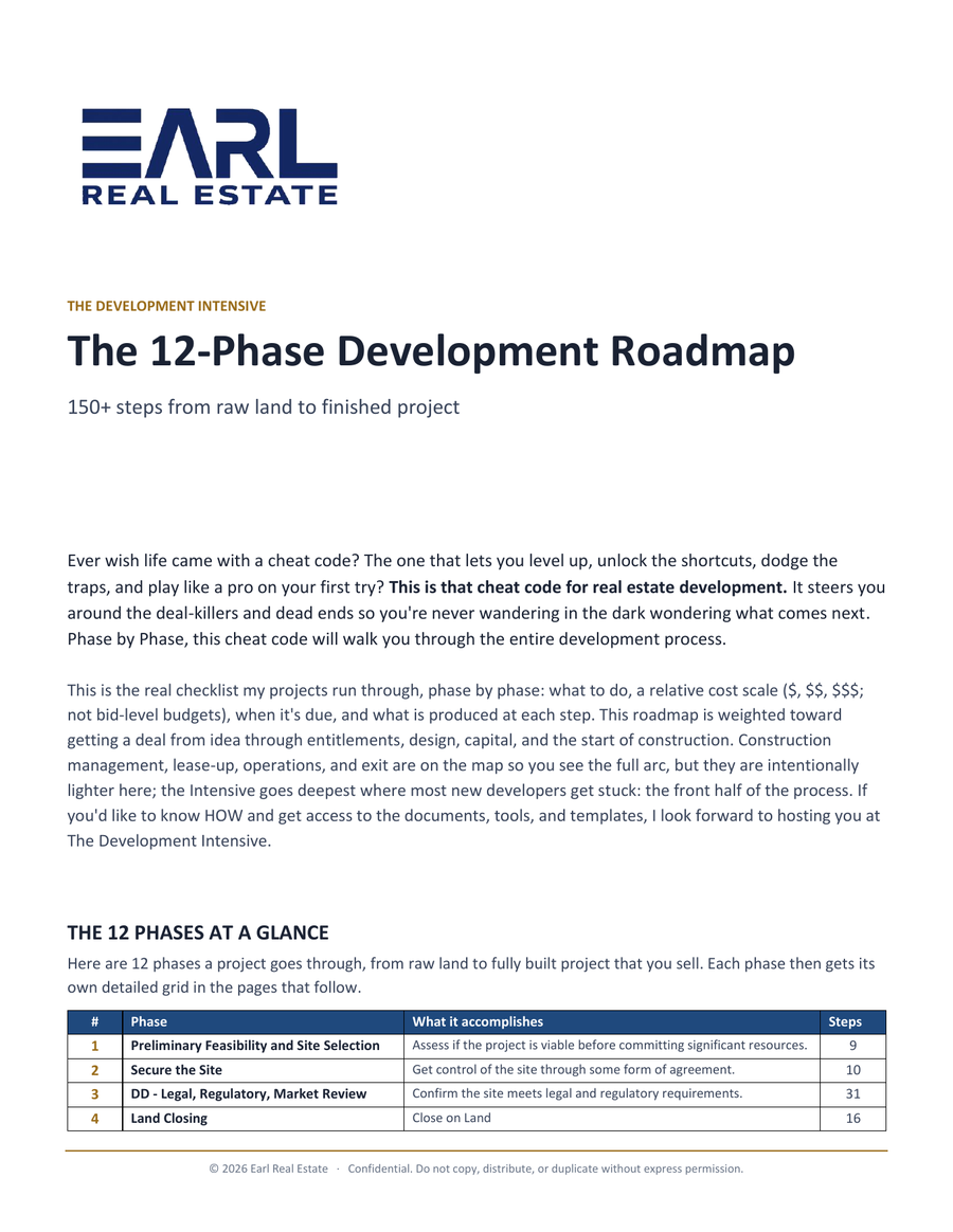 Preview of The 12-Phase Development Roadmap